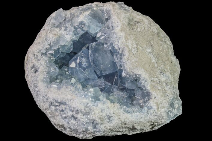 Sky Blue Celestine (Celestite) Geode ( Lbs) - Madagascar #156507